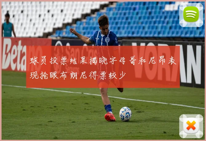 球员投票结果揭晓字母哥和尼昂表现抢眼布朗尼得票较少